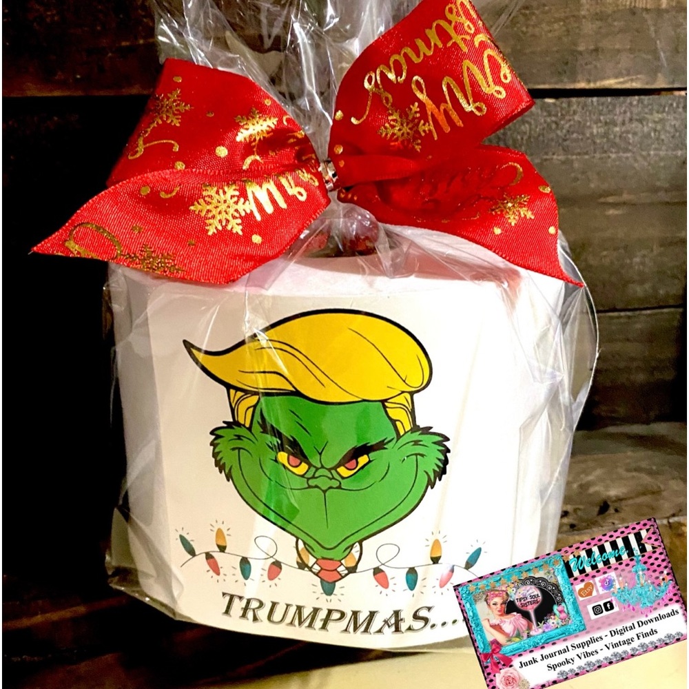 Trumpmas Christmas Gag Gift or Decoration  Toilet Paper